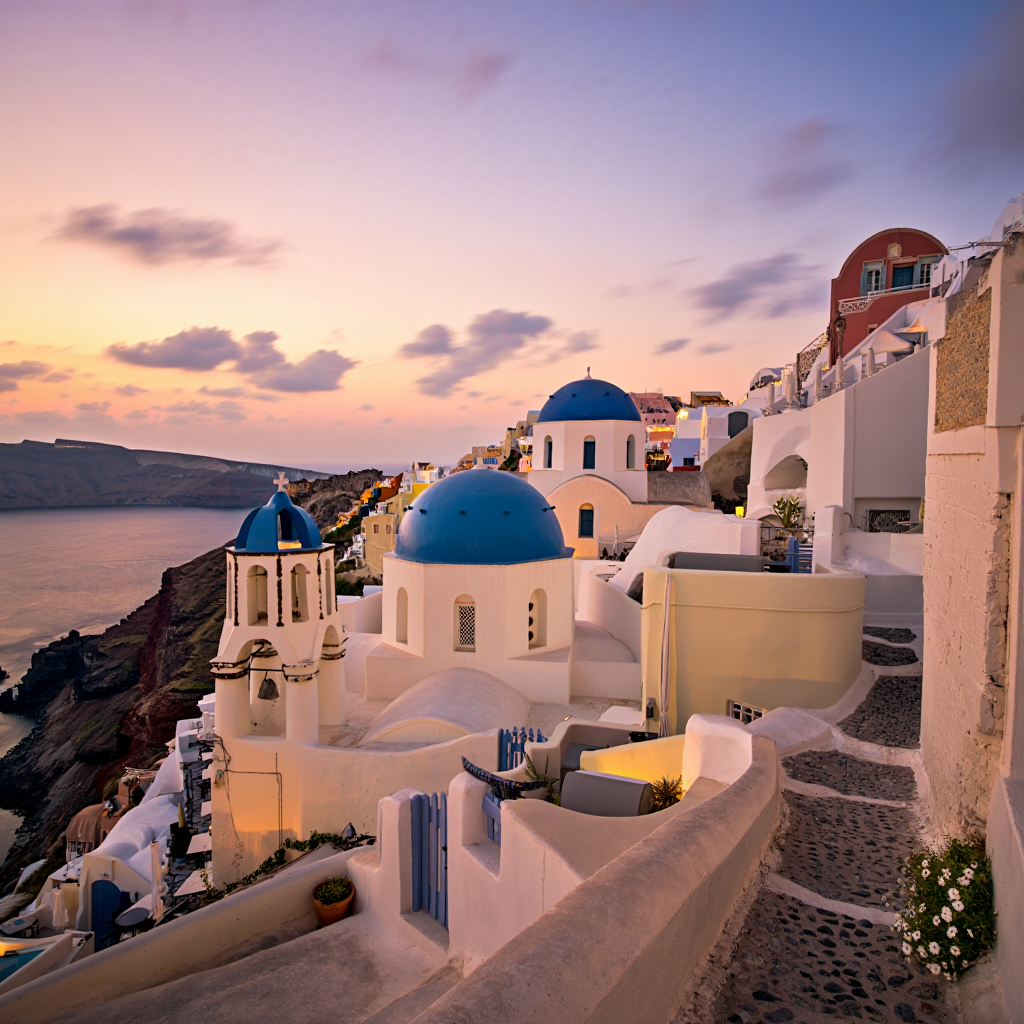 Blue & White houses in Oia
